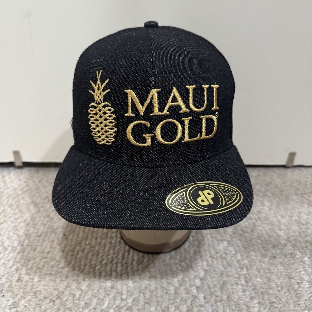 Maui Gold Pineapple Trucker Hat Mesh Foam SnapBack Cap New